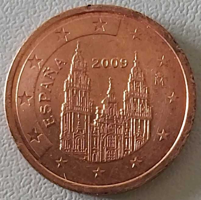 2 cêntimos de 2009 de Espanha, Santiago de Compostela