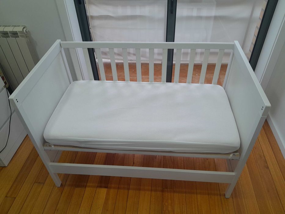 Cama de grades lacado