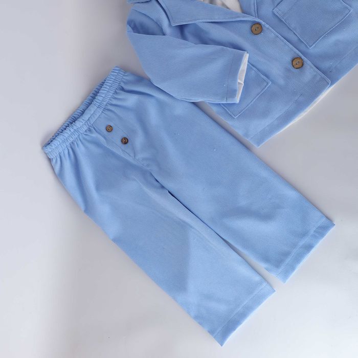 Святковий костюм  для хлопчика блакитний