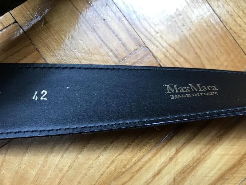 Max mara-дизайнерський ремінь з тисненням під рептилію