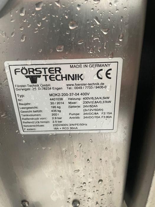 Taksówka mleczna Gea Westfalia