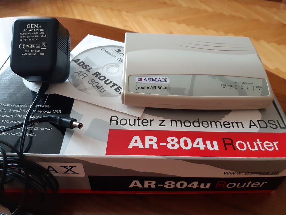 Router z modemem adsl AR-804u
