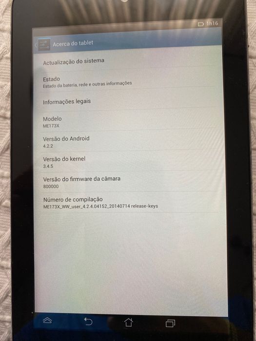 Tablet Asus 8 gb
