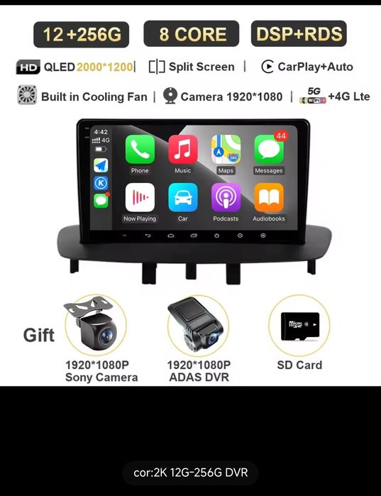 Vendo rádio Android para Renault Megane