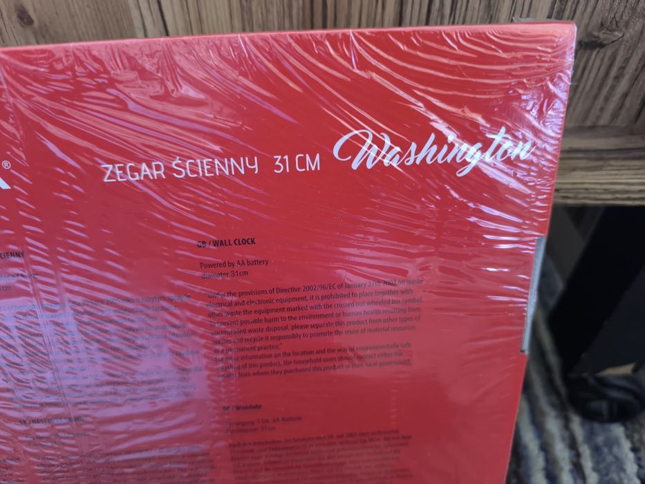 Zegar ścienny, średnica 31cm