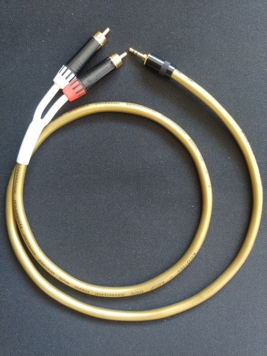 Kacsa 2xrca jack3.5mm 1m