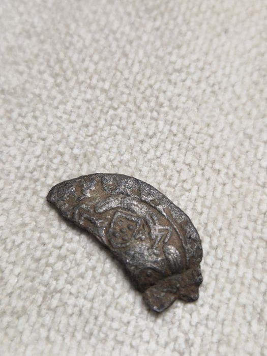 Meia Moeda de Real de 3 e 1/2 libras D. João I