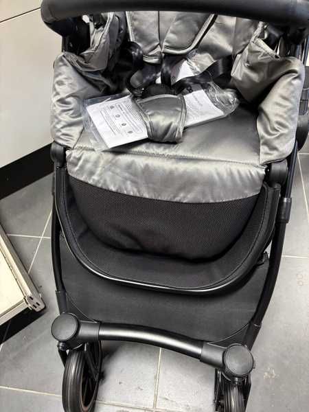 [OUTLET] Kinderkraft Prime 2 Wózek Głęboko-Spacerowy 2w1 Shadow Grey