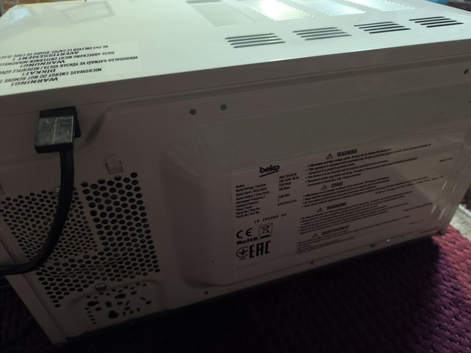 Micro-ondas Beko a funcionar muito bem *excelente estado