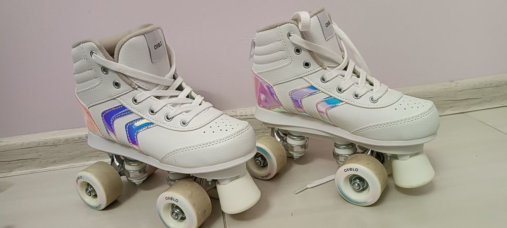 Wrotki zestaw z kaskiem i ochraniaczami