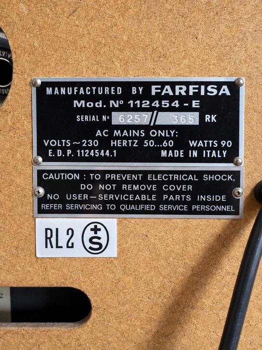 Farfisa 112454-E First Lady D | Leslie | Para restauro