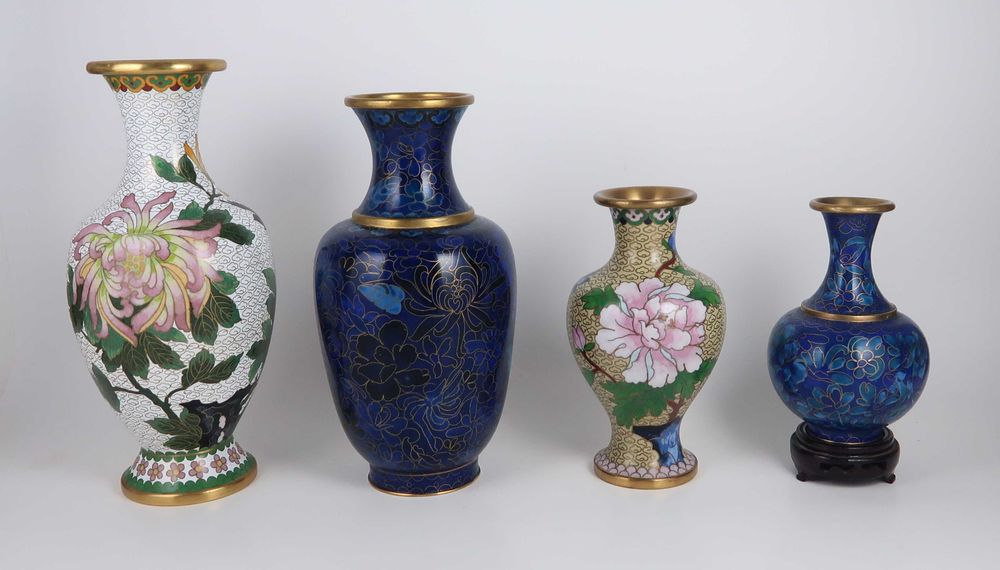 Jarras em cloisonné - China, CADA (ref 2)