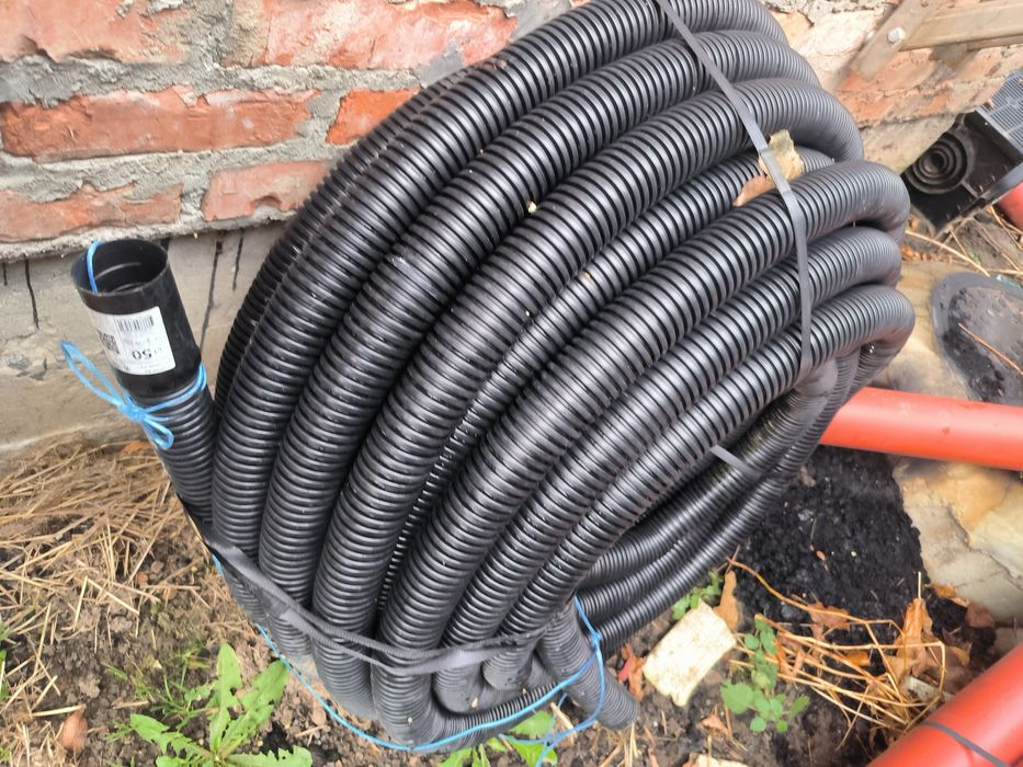 Труба гофрована двошарова 50 мм