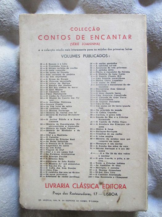 Aventuras de Zé Caracol, de Noel de Arriaga