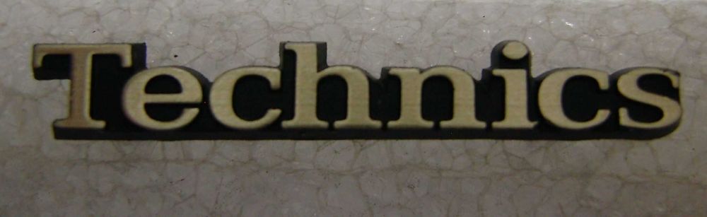 Logo Znaczek Technics duża wieża oryginał 31/4mm