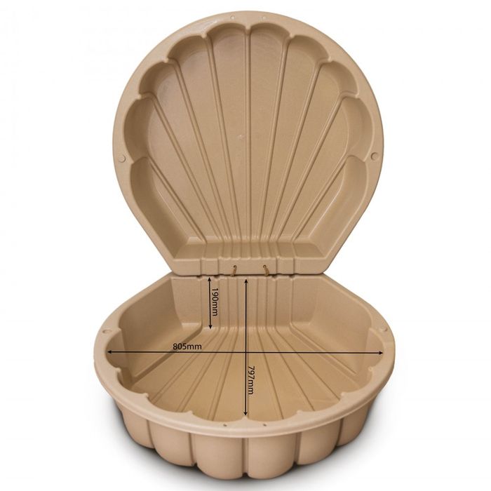 Пісочниця-басейн "Мушля" Doloni (Велика). Ідеальна  для дому та вулиці