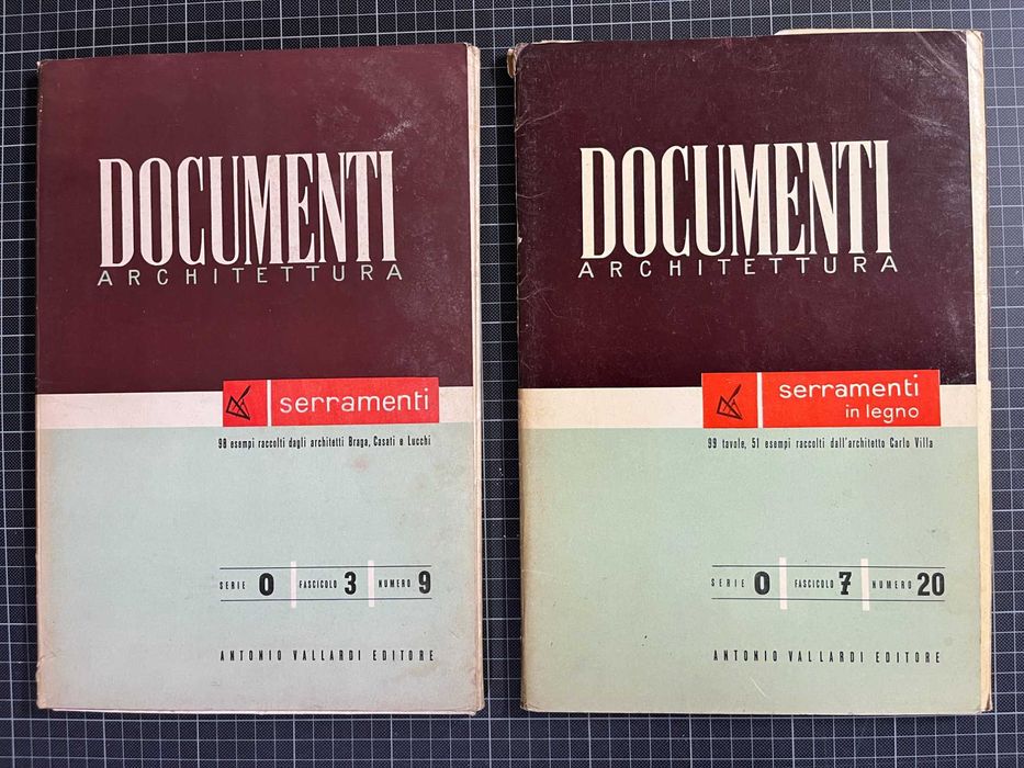 Documenti Architettura - Antonio Vallardi Editore (anos 50)