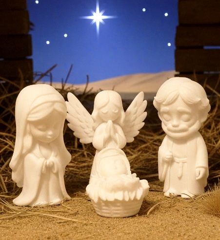 Presépio - 10 peças em 3D