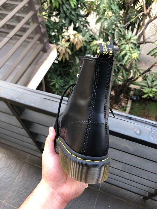 Зимние Dr. Martens 1460 Black Smooth