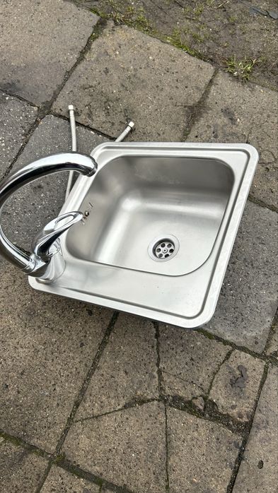 Zlew gastronomiczny zlewozmywak gospodarczy 38x38