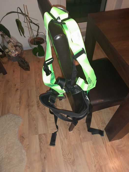 Szelki bezpieczeństwa GLIDER PLUS+ oraz lina 1,5m z karabinkami