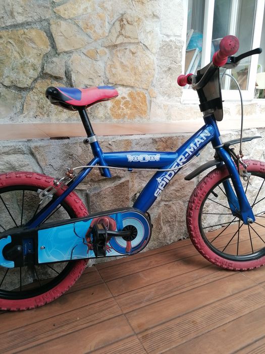 Bicicleta homem aranha , Spiderman roda 16