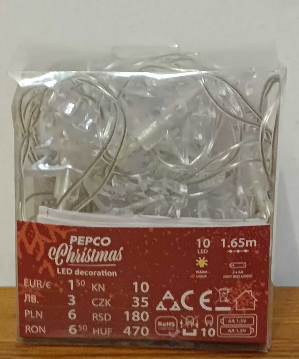 Гирлянда  светодиодная Елки фирмы Pepco длина 1.65 м