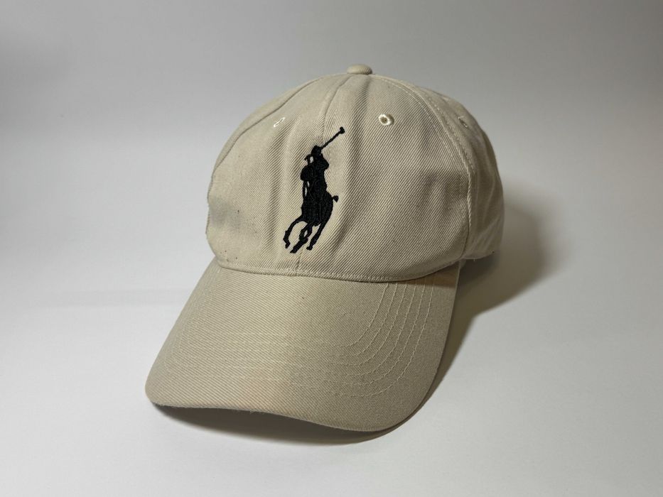 Бейсболка кепка бежева в стилі Polo Ralph Lauren