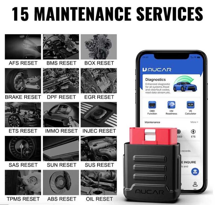 MUCAR BT200 Pro Skaner OBD2