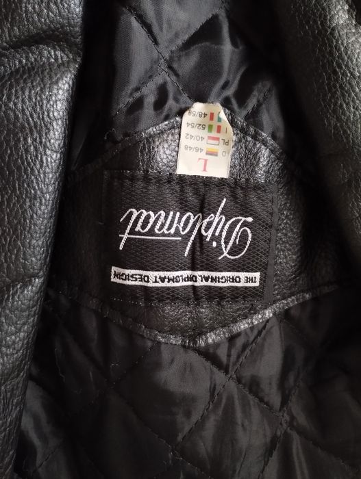 Kurtka skórzana czarna L