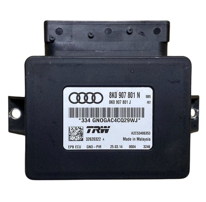 Módulo Travão de Estacionamento (EPB) - Audi - OEM 8K0907801N - A4 A5 S4 S5 RS4 RS5 Q5 SQ5 - B8.5