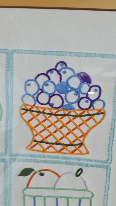 Quadro com bordado mao64752271887490121