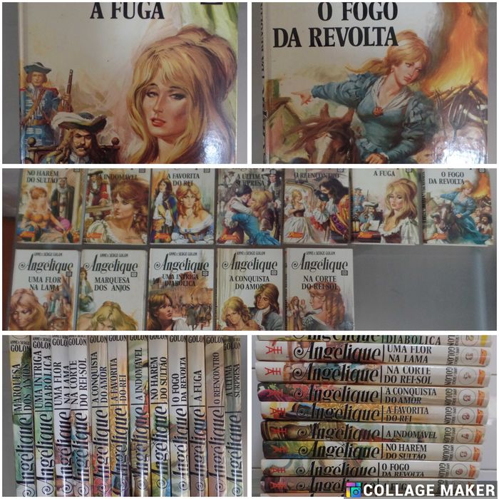 Coleção completa de 12 livros – Angélique (Europa-América)