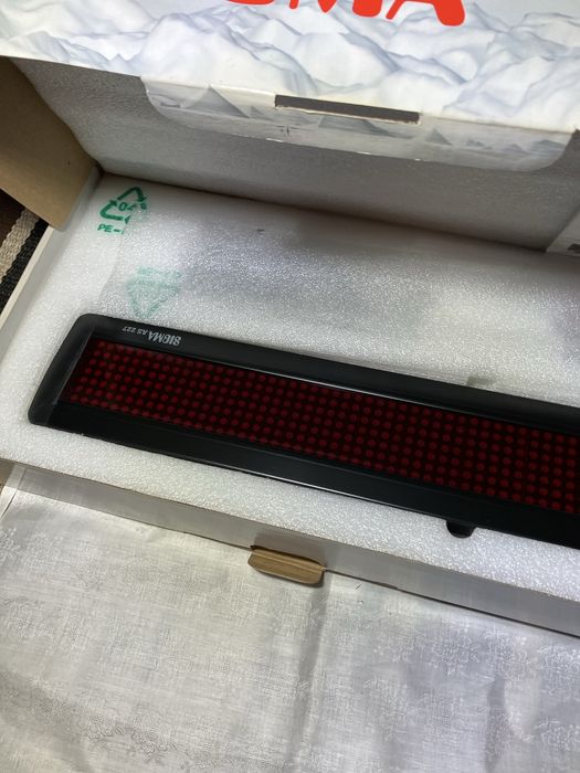 Panel ledowy neon reklama Sigma As 227 NOWY wyświetlacz