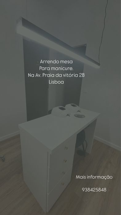 Alugo mesa de manicure , tecnica em unhas de gel…