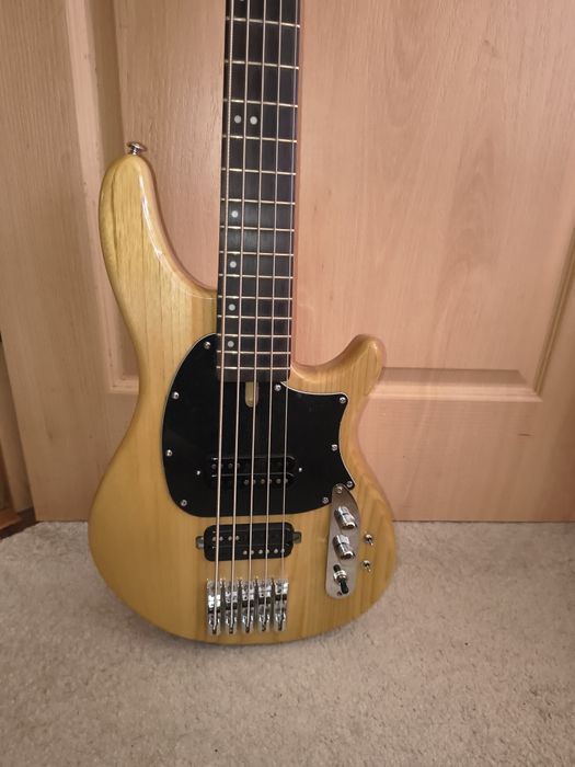 Schecter CV-5 Gloss Natural - gitara basowa 5-strunowa