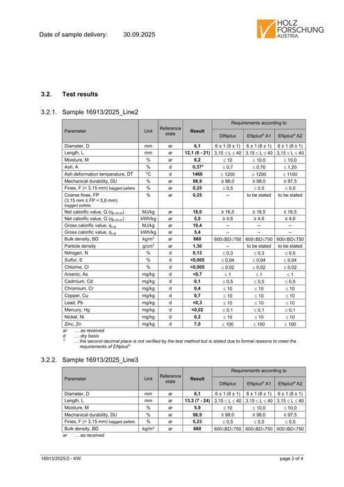 Pellet holzpellets premium DPP RESOURCE A1 en plus