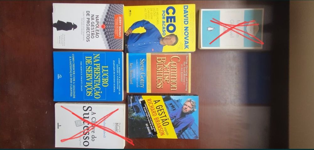 Livros gestão, negociação, marketing, empreendedorismo etc