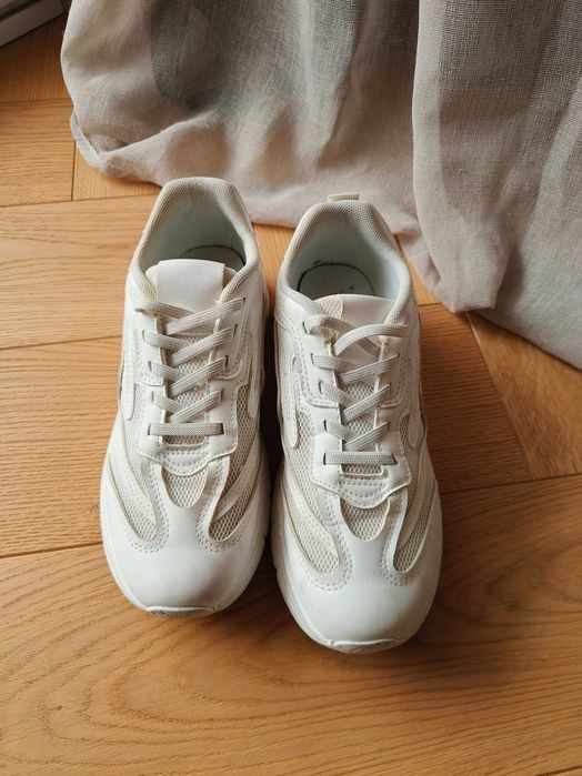 Białe Sneakersy GRACELAND r. 38 – Styl Chunky / Dad Shoes