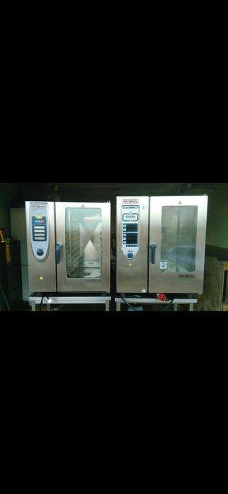 Piec konwekcyjno-parowy Rational SCC 101 gazowy.