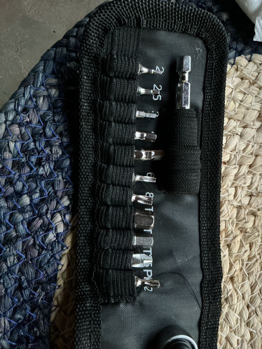 Набор інструментів в футлярі сумці 13пр трещотка удлинитель держакБіти