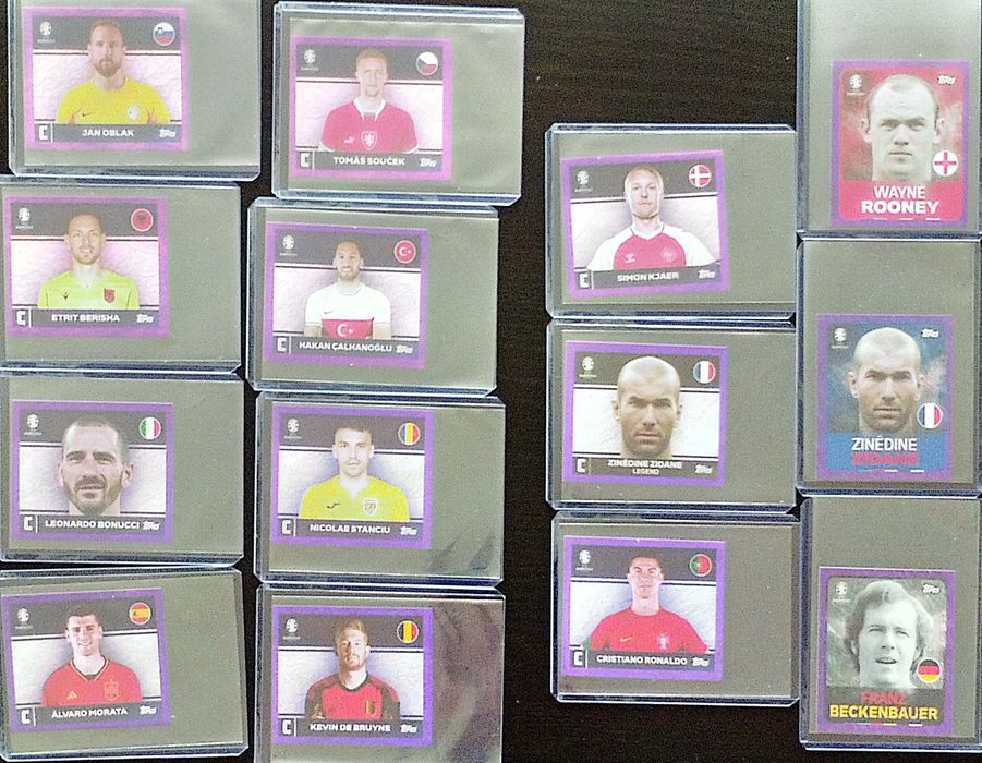 Cromos Paralelos Topps Euro 2024