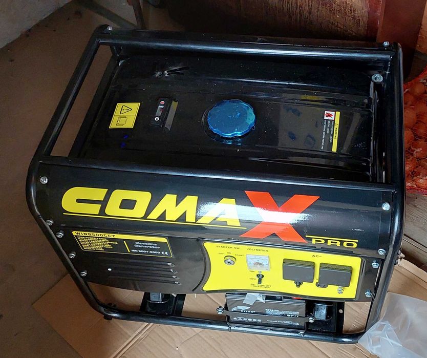 Продаю генератор новый COMAX pro 6 квт  обменяю на инверторный доплата