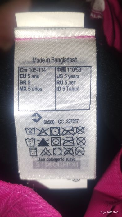 Spodnie narciarskie dziecięce