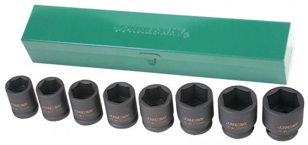 Jogo chaves impacto 3/4" Curtas Jonnesway