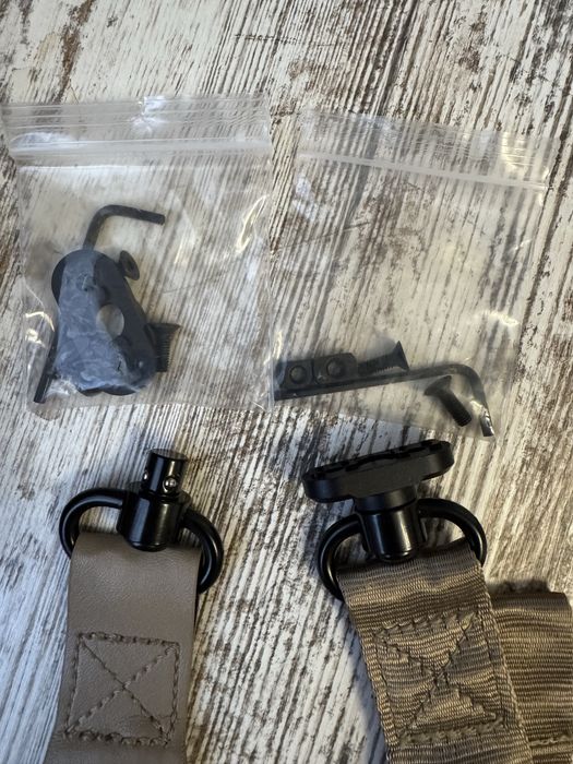 Ремінь для зброї оружия з антабками AR-15 M-lok  QD