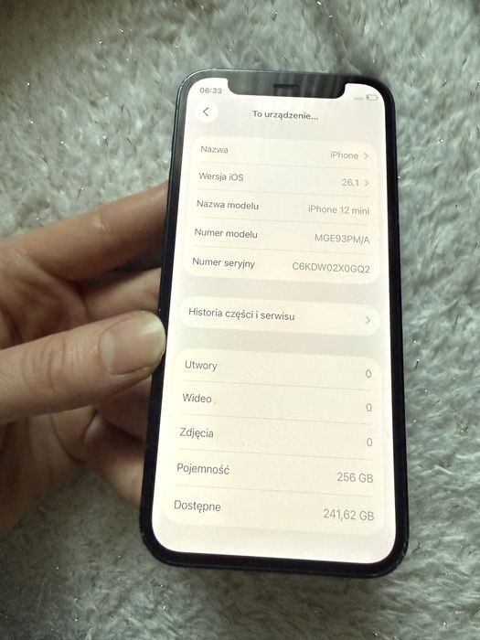 Iphone 12 mini black 256 GB