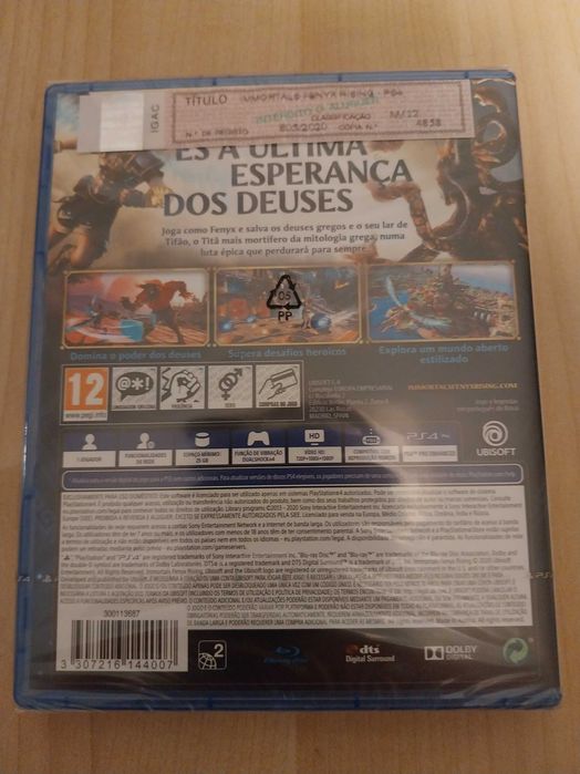 Jogo PS4 Rocket Arena Mythic - Immortals Fenyx Rising (NOVO Selado)