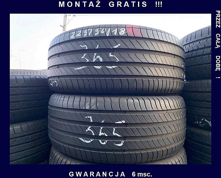 225/50/18 Michelin Primacy 4_5,5mm_2szt_(365)