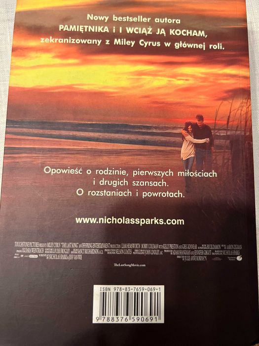 Sparks Nicholas Ostatnia piosenka'